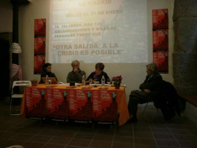 Presentación del Foro Social en Madrid 2010